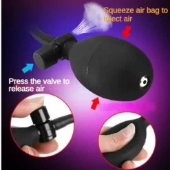 Bomba de ar manual do consolo inflável com válvula para liberar o ar