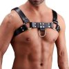Harness Masculino Arnês Peitoral BDSM Bulldog Vestuário BDSM