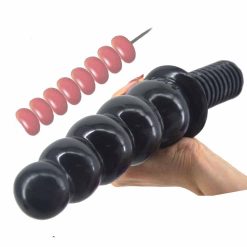 Plug Inserção Anal Beads Inserção Grande 28,5 cm Inserção Consolo Plug anal