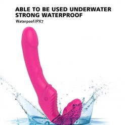 Strapon Strapless Vibrador Duplo Cinta Peniana Média 13 cm Cinta Peniana