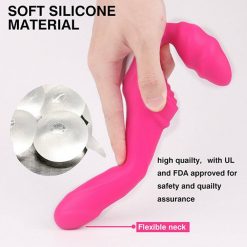 Strapon Strapless Vibrador Duplo Cinta Peniana Média 13 cm Cinta Peniana