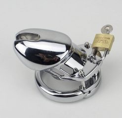 Cinto de Castidade CB6000S Pequeno em Aço Médico Inoxidável Cintos de Castidade Jogos Adultos