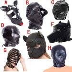 Diversos Modelos de Máscaras BDSM Cosplay Slave BDSM Máscara