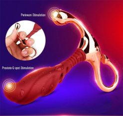 Massageador de Próstata Butt Plug G Spot Masculino Inserção Plug anal Estimulador de Próstata Jogos Adultos