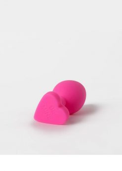 Plug de Silicone com Base de Coração Be Mine Pink Inserção Plug anal
