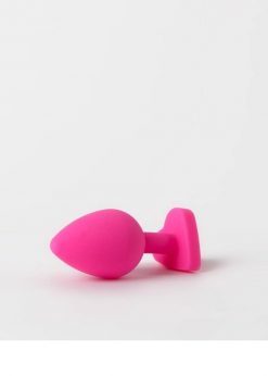 Plug de Silicone com Base de Coração Be Mine Pink Inserção Plug anal