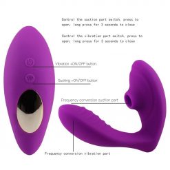 Vibrador Feminino Duplo Ponto G Estimulador de Clitóris Vibradores