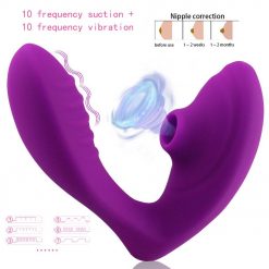 Vibrador Feminino Duplo Ponto G Estimulador de Clitóris Vibradores