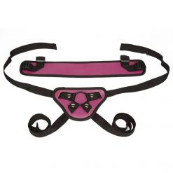 Cinta Peniana Cinturão Strap-On Arnês com Apoio Lombar Inserção Cinta Peniana Jogos Adultos