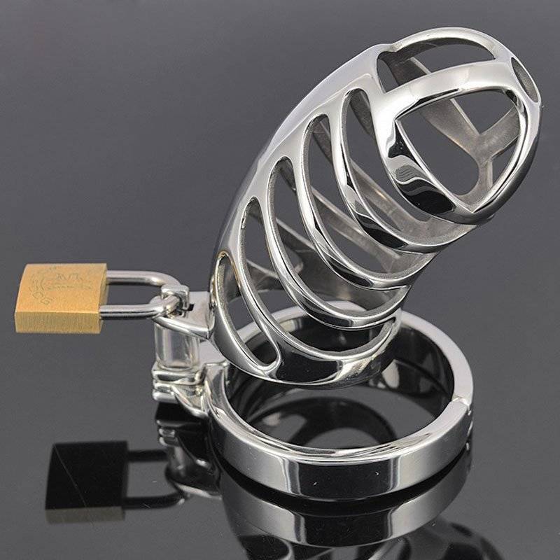 Aço inoxidável Castidade Bondage Bloqueio Pênis Masculino Dispositivo de Castidade Caralho Gaiola de Pássaro Anel Adult Sex Toys Para Homens Cbt BDSM CB6000 Aço inoxidável Castidade Bondage Bloqueio Pênis Masculino Dispositivo de Castidade Caralho Gaiola de Pássaro Anel Adult Sex Toys Para Homens Cbt BDSM CB6000