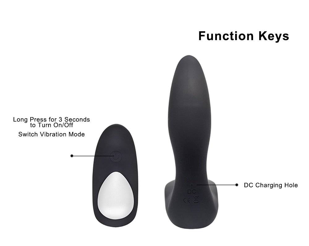 Massageador de próstata vibrador para homem masturbador anal butt plug à prova dwaterproof água estimulador de próstata silicone brinquedos sexuais para adultos