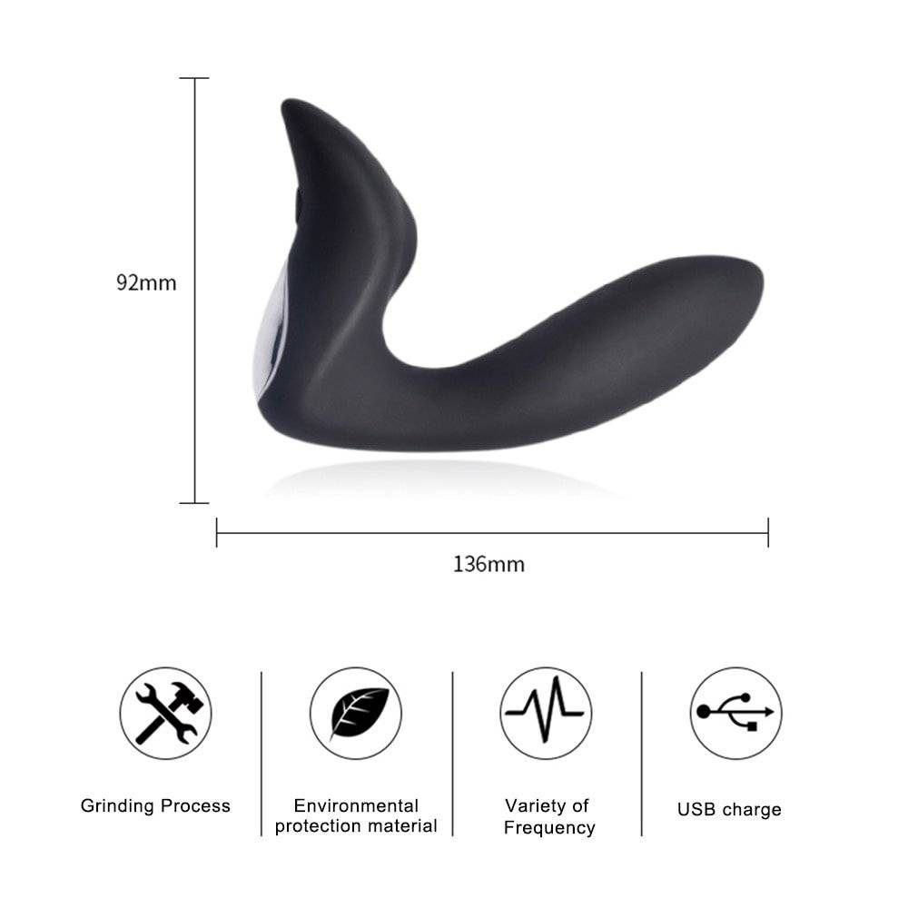 Massageador de próstata vibrador para homem masturbador anal butt plug à prova dwaterproof água estimulador de próstata silicone brinquedos sexuais para adultos