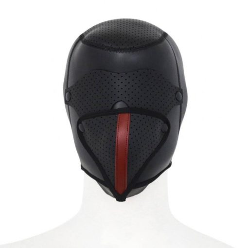 Roupa BDSM Estilo Camisa De Força Máscara Blindfold – Polímero Cloropreno BDSM Bondage Mordaça Máscara Jogos Adultos
