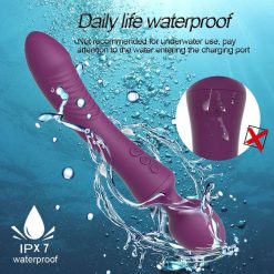 Vibrador Duplo Magic Wand Varinha Massageador e Masturbador Vibradores