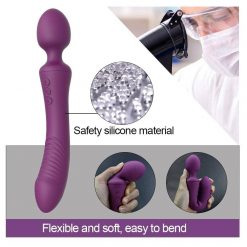 Vibrador Duplo Magic Wand Varinha Massageador e Masturbador Vibradores