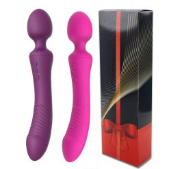Vibrador Duplo Magic Wand Varinha Massageador e Masturbador Vibradores