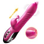 Vibrador Feminino Rabbit G-Spot Thrusting Vai e Vem Vibrator Leten Vibradores