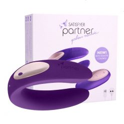Vibrador Satisfyer Double Plus Partner Feminino com Controle Remoto Vibradores