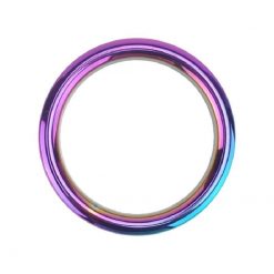 Anel Peniano Rainbow em Aço Inoxidável Cock Ring Pênis Jogos Adultos