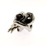 Cinto De Castidade Gaiola Pequena Nub V3 Aço Polido Cintos de Castidade