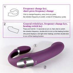Vibrador Feminino Duplo Strapless Swing Pegging Inserção Jogos Adultos Vibradores