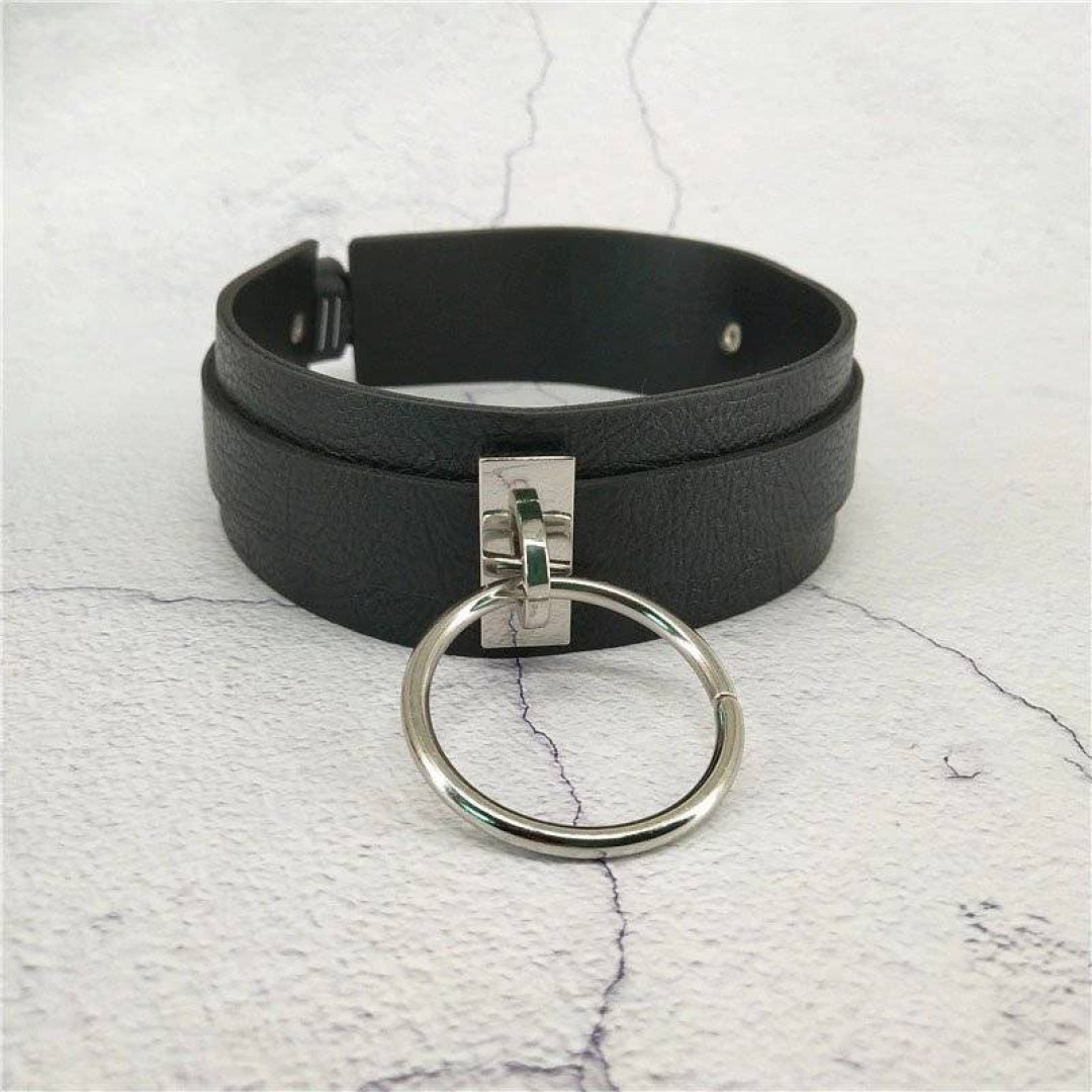Choker Feminino Gargantilha Estilo Coleira de Couro - Chastity