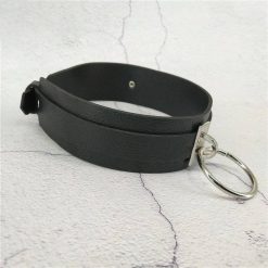Choker Feminino Gargantilha Estilo Coleira de Couro Vestuário Coleira