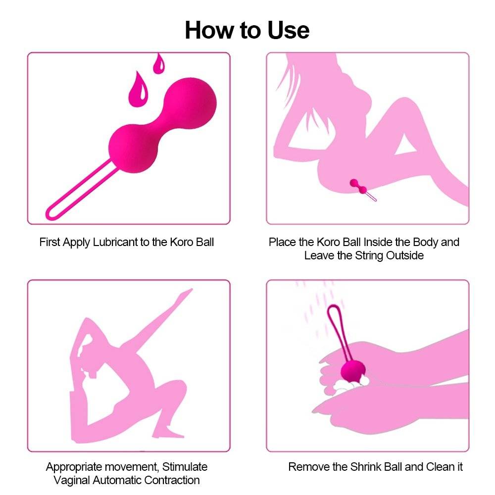 Vaginal Ball Sex Toys for Women Safe Silicone Smart Kegel Balls Chinese Ben Wa Vagina Massager Ball Tightening Exerciser