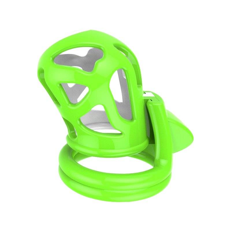 Nova forma 3 plástico gaiola dispositivo de Castidade Masculino bloqueio galo anéis de pênis com 4 CB6000S contenção escravidão SM sex toy para os homens