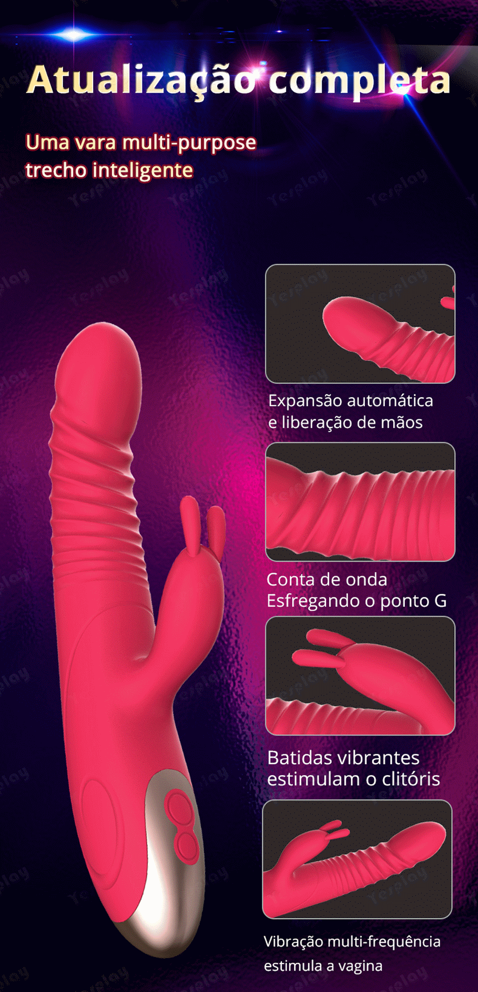 Vibração telescópica vibrador vibrador vibrador vibrador do ponto g do aquecimento da rotação da bola da vibração do coelho brinquedos sexuais da masturbação fêmea para a mulher Vibração telescópica vibrador vibrador vibrador vibrador do ponto g do aquecimento da rotação da bola da vibração do coelho brinquedos sexuais da masturbação fêmea para a mulher