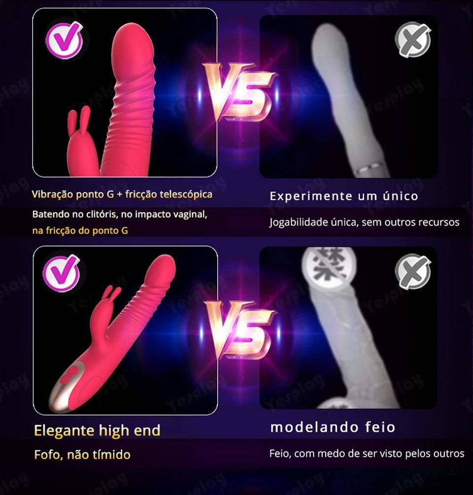 Vibração telescópica vibrador vibrador vibrador vibrador do ponto g do aquecimento da rotação da bola da vibração do coelho brinquedos sexuais da masturbação fêmea para a mulher Vibração telescópica vibrador vibrador vibrador vibrador do ponto g do aquecimento da rotação da bola da vibração do coelho brinquedos sexuais da masturbação fêmea para a mulher