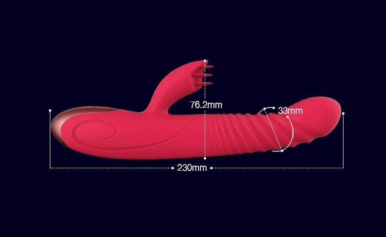 Brinquedos sexuais do vibrador do vibrador do vibrador da rotação das bolas do estimulador do ponto de g para a mulher