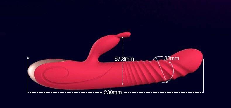 Brinquedos sexuais do vibrador do vibrador do vibrador da rotação das bolas do estimulador do ponto de g para a mulher