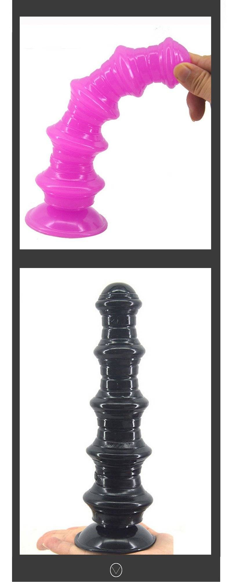 Chgd27 pagoda anal brinquedo sexual, feminino com ventosa forte, dildo para inserir vagina, brinquedo emocional para sexo adulto