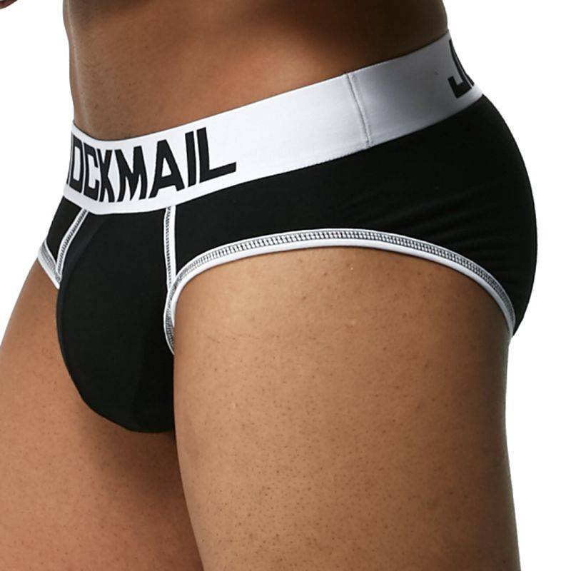 Cueca com bolso interno, roupa íntima para homens com bolso função de cápsula jovens de seul convexo de separação interno gay