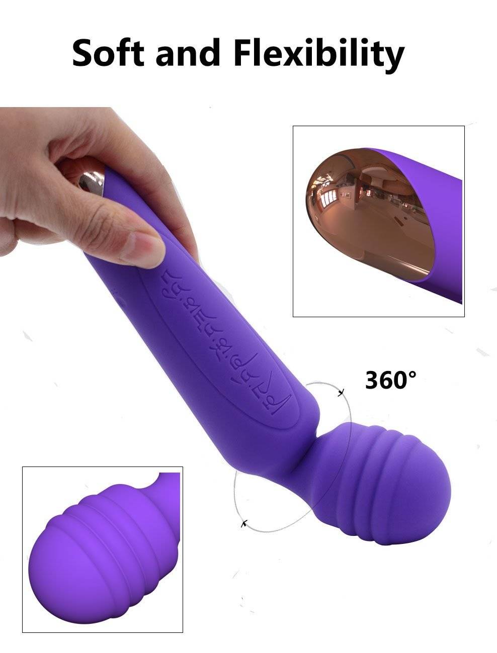 Faak silicone av varinha vibrador sexo tibetano brinquedos para adultos vibratório g ponto masturbador feminino massagem corporal clitóris estimular
