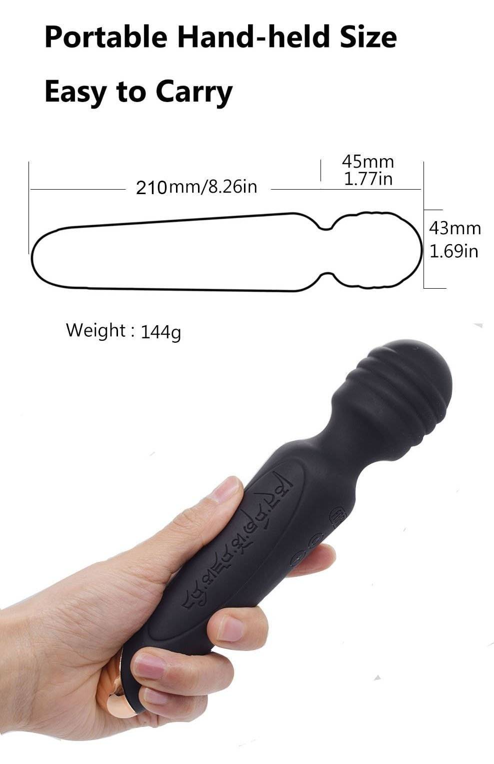 Faak silicone av varinha vibrador sexo tibetano brinquedos para adultos vibratório g ponto masturbador feminino massagem corporal clitóris estimular