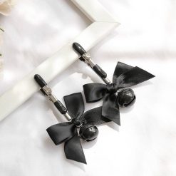 Grampos de Mamilo Nipple Clamps Sininho Sexy Vestuário BDSM Jogos Adultos Prendedor de Mamilos