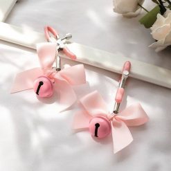 Grampos de Mamilo Nipple Clamps Sininho Sexy Vestuário BDSM Jogos Adultos Prendedor de Mamilos