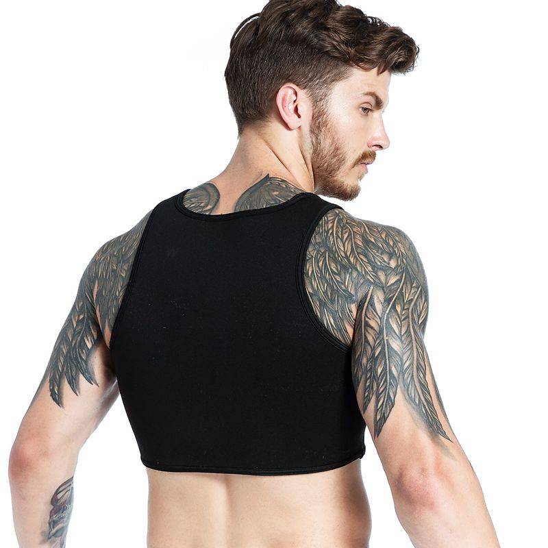 Jockmail coleira de neoprene para homens, equipamento de proteção para exercício muscular, regata gay, fitness, esportes, alças de ombro