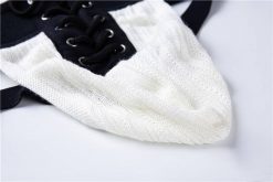 Jockstrap Sunga Masculina com Laços Cueca Aberta Atrás Vestuário