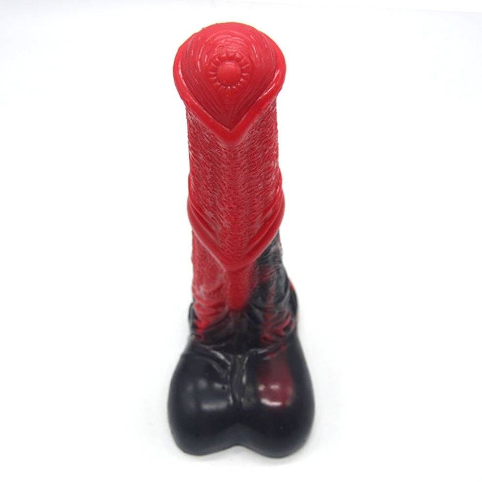 Pênis de Cavalo Dildo Horse Pet Play Grosso com Bolas 25 cm