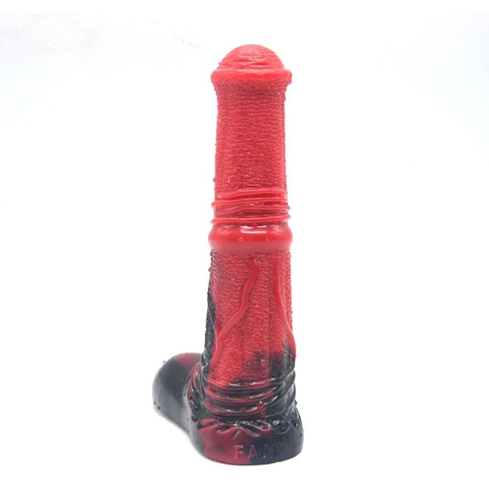 Pênis de Cavalo Dildo Horse Pet Play Grosso com Bolas 25 cm