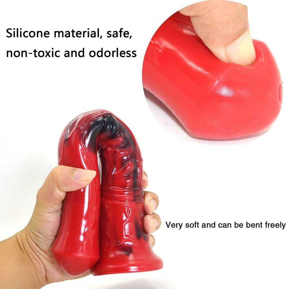 Faak animal cavalo pênis silicone longo realista vibrador colorido vermelho e preto otário galo anal brinquedos sexuais para homens mulheres casais