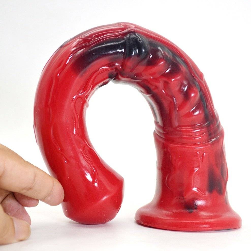 Faak animal cavalo pênis silicone longo realista vibrador colorido vermelho e preto otário galo anal brinquedos sexuais para homens mulheres casais