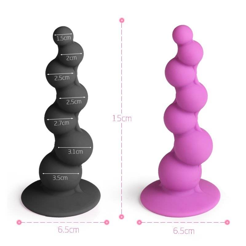 Masturbação anal dildo butt plug brinquedos sexuais para adultos homens mulheres gay silicone anal grânulos vaginal g-ponto estimulador quintal contas