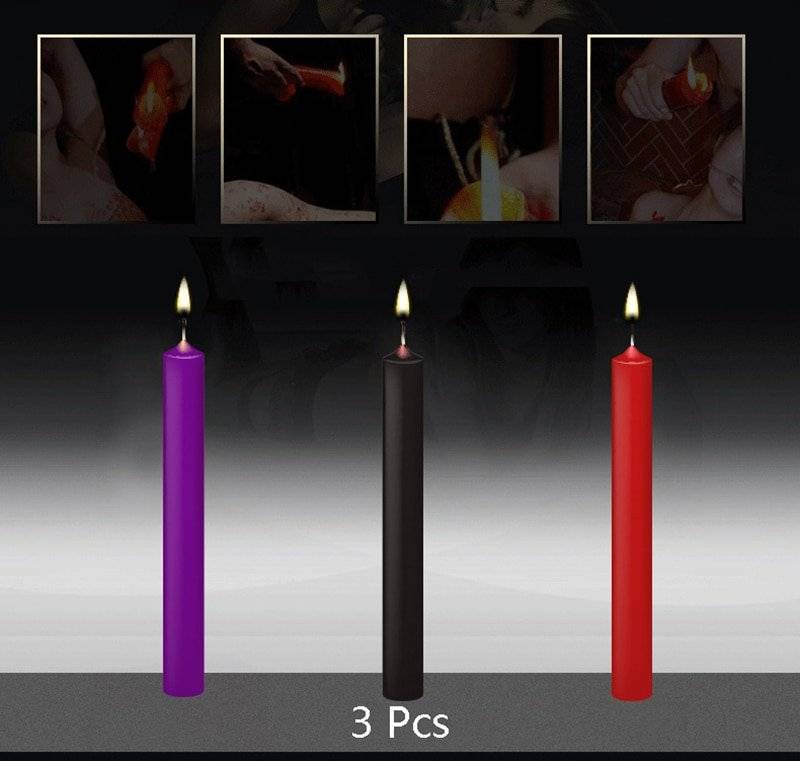 3 pçs baixa temperatura vela bdsm gotejamento velas sm cama restrições para mulheres homens sexo bondage sensual cera erótico brinquedo adulto jogo ferramenta