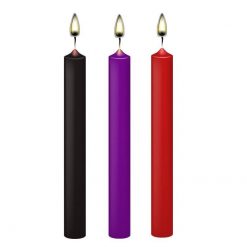 Velas para Wax Play Jogos Adultos BDSM Fire 3 Peças BDSM Bondage Jogos Adultos