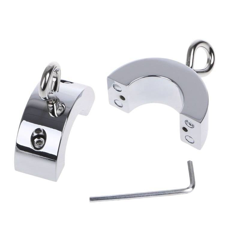 Bloqueio magnético metal escroto pingente bola maca peso anel de retenção de aço inoxidável brinquedos de prazer para homem Bloqueio magnético metal escroto pingente bola maca peso anel de retenção de aço inoxidável brinquedos de prazer para homem