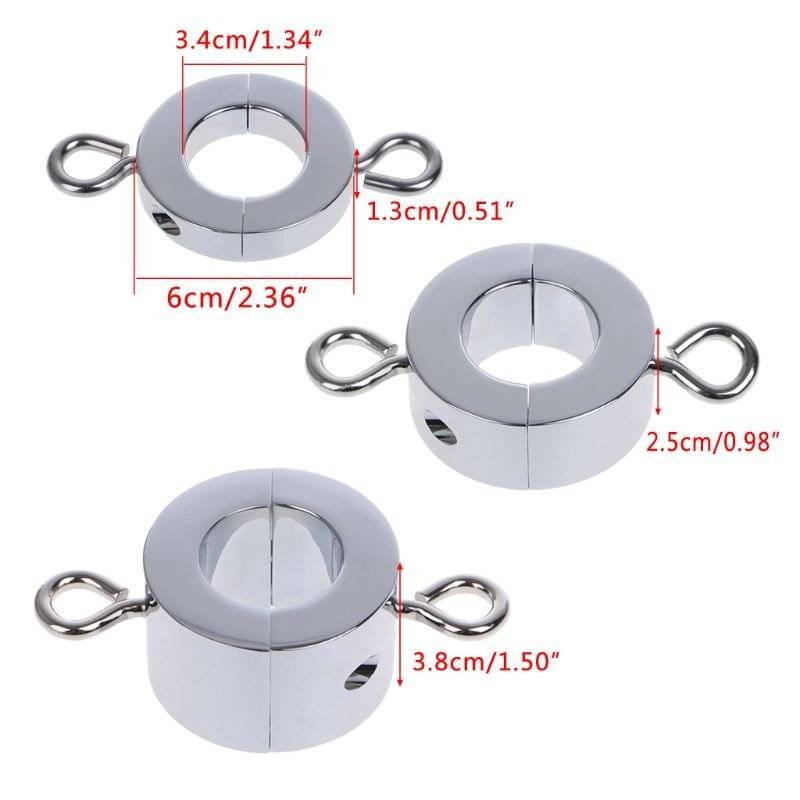 Bloqueio magnético metal escroto pingente bola maca peso anel de retenção de aço inoxidável brinquedos de prazer para homem Bloqueio magnético metal escroto pingente bola maca peso anel de retenção de aço inoxidável brinquedos de prazer para homem